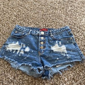 Molly Green Jean Shorts